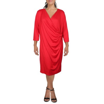24seven Comfort Apparel Женская ночная рубашка с красным стихарем плюс 3X BHFO 2953