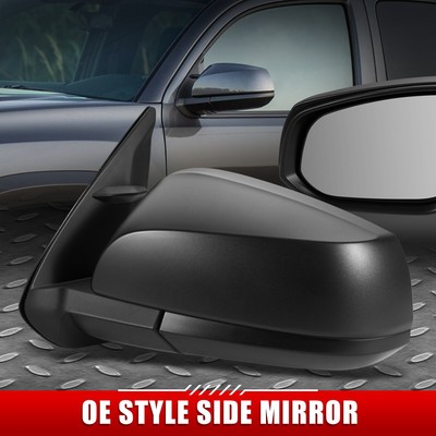 ДЛЯ 16-17 TOYOTA TACOMA OE STYLE ЛЕВОЕ БОКОВОЕ ЗЕРКАЛО С ЭЛЕКТРОПРИВОДОМ И ПОДОГРЕВОМ ТЕКСТУРИРОВАННОГО ЧЕРНОГО ЦВЕТА