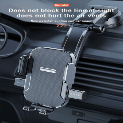 Universal Car Phone Holder 360 Rotation Windscreen / Dashboard Suction Mount US