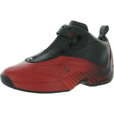 

Reebok Mens Answer IV Черные баскетбольные кроссовки 11 Medium (D) BHFO 3083, Black/flare red/flare red, Answer IV