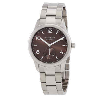 Pre-owned Nomos Club Sport Neomatik Automatic Dark Brown Dial Men's Watch 760