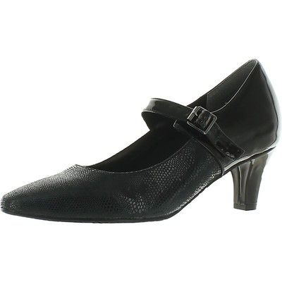 

Ros Hommerson Женские кожаные туфли на каблуке с тиснением Мэри Джейн Kiki BHFO 6048, Kiki