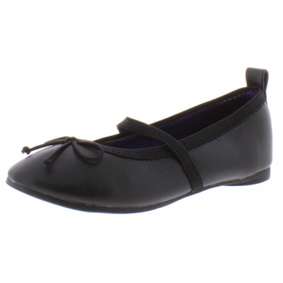 Kenneth Cole Reaction Girls Copy Tap 2 Черные балетки на плоской подошве BHFO 5181