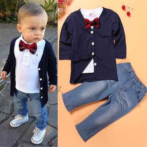 denim dress for baby boy