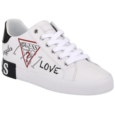 

Guess Женские белые повседневные и модные кроссовки Pathin 8.5 Medium (B,M) BHFO 6326, White leather