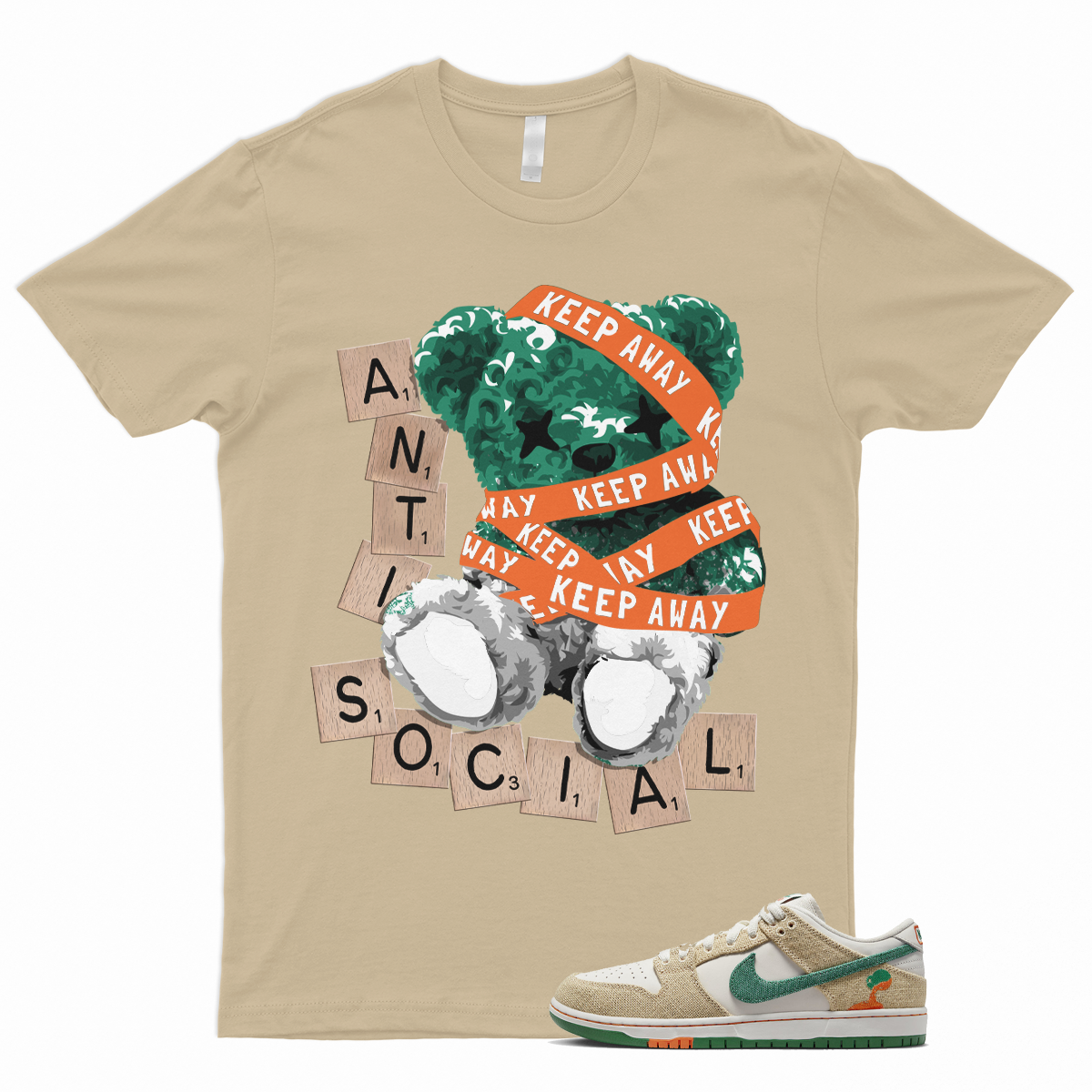 Nike SB Jarritos ロゴ入りシャツ M ANTI T Shirt to Match SB Dunk Low Jarritos Phantom Safety