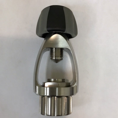 Atomic Din to Yoke Adapter - Brass, Stainless Steel or Titanium