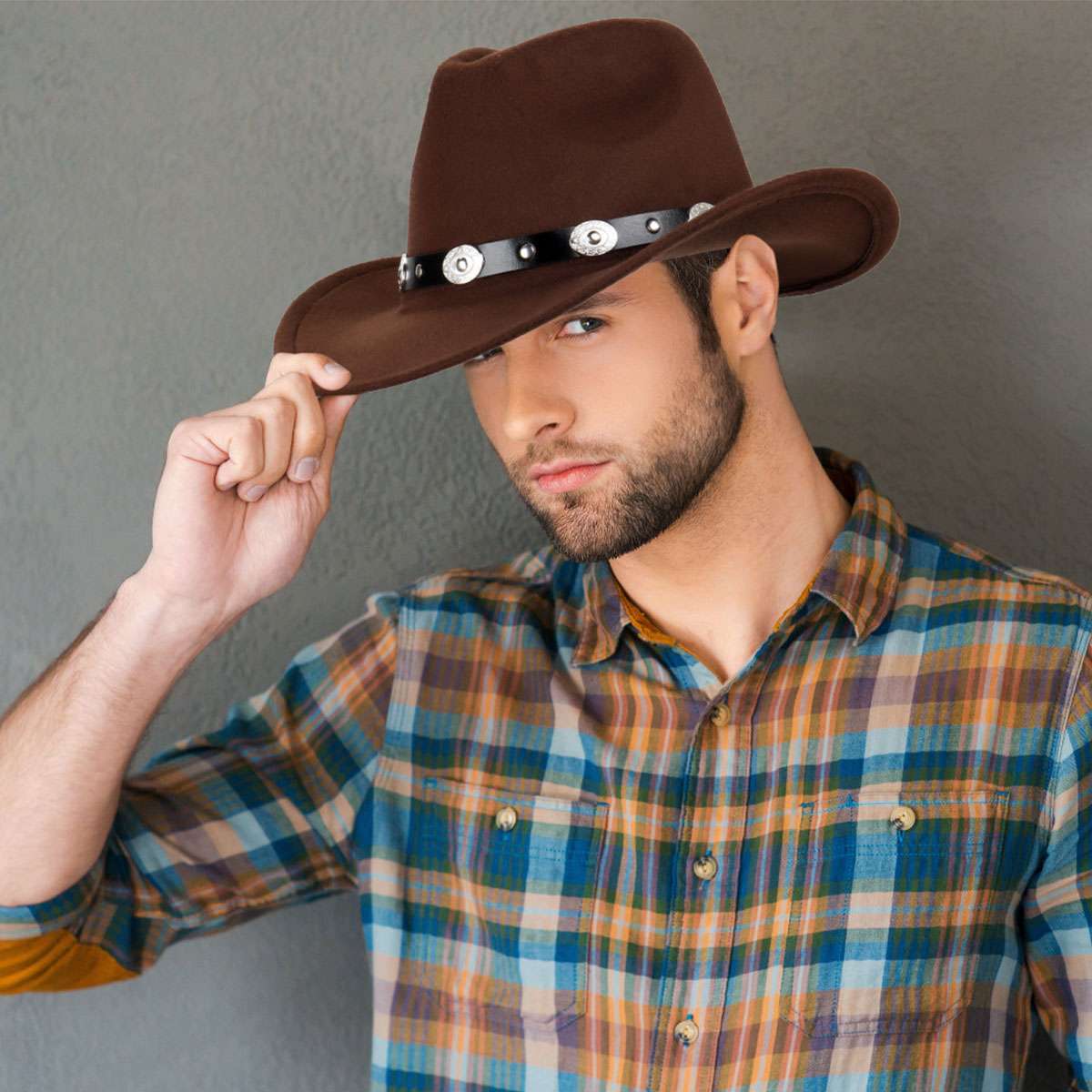 Wide Brim Hat Fedora Panama Western Cowboy Girl Hat Casual Cap For Men Womens