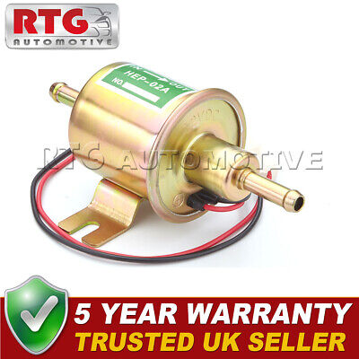 12V ELECTRIC UNIVERSAL PETROL DIESEL FUEL PUMP FACET CYLINDER STYLE TRACTOR BOAT