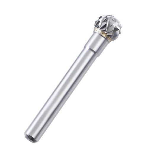 8x Double Cut Tungsten Carbide Burrs Rotary Burr Set 1/4" Shank Die Grinder Bit