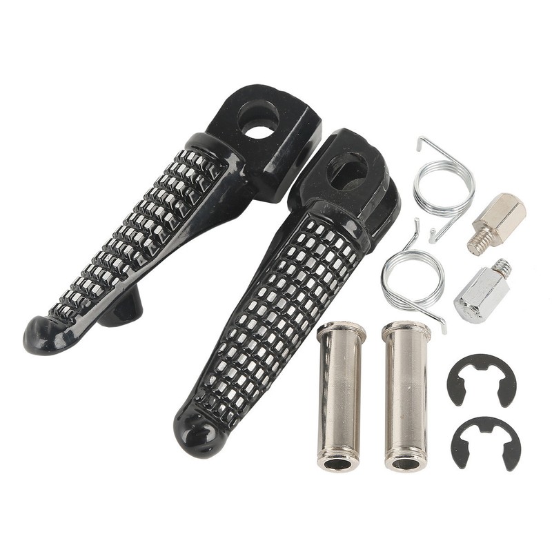 Front Foot Pegs Footrests Fit For Kawasaki Ninja ZX6R 2003-2022