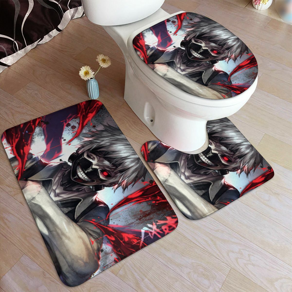 Anime Toilet Seat Covers - S 3 Demon Slayer Japanese Anime Toilet Lid