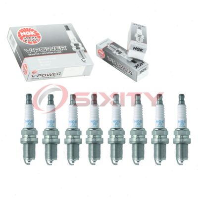 8 pc NGK 7938 BKR5E V-Power Spark Plugs for XC92YC XC12YC TY26709 RC14YC ae