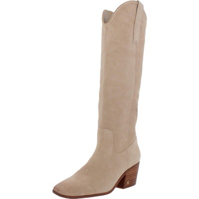 Sam Edelman Womens Britten Beige Cowboy, Western Boots 8 Medium (B, M) BHFO 2006