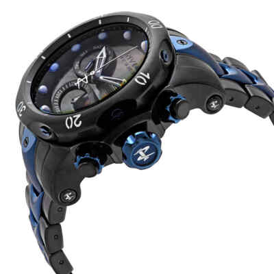 Pre-owned Invicta Venom Chronograph Black Carbon Fiber Dial Two-tone Men's Watch 15461
