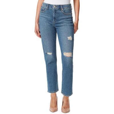 Женские джинсы Jessica Simpson из денима Spotlight Denim с прямыми штанинами BHFO 9947