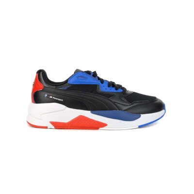 PUMA Men's BMW M X-Ray Speed Black/Blue/Red Motorsport Sneakers 30713705