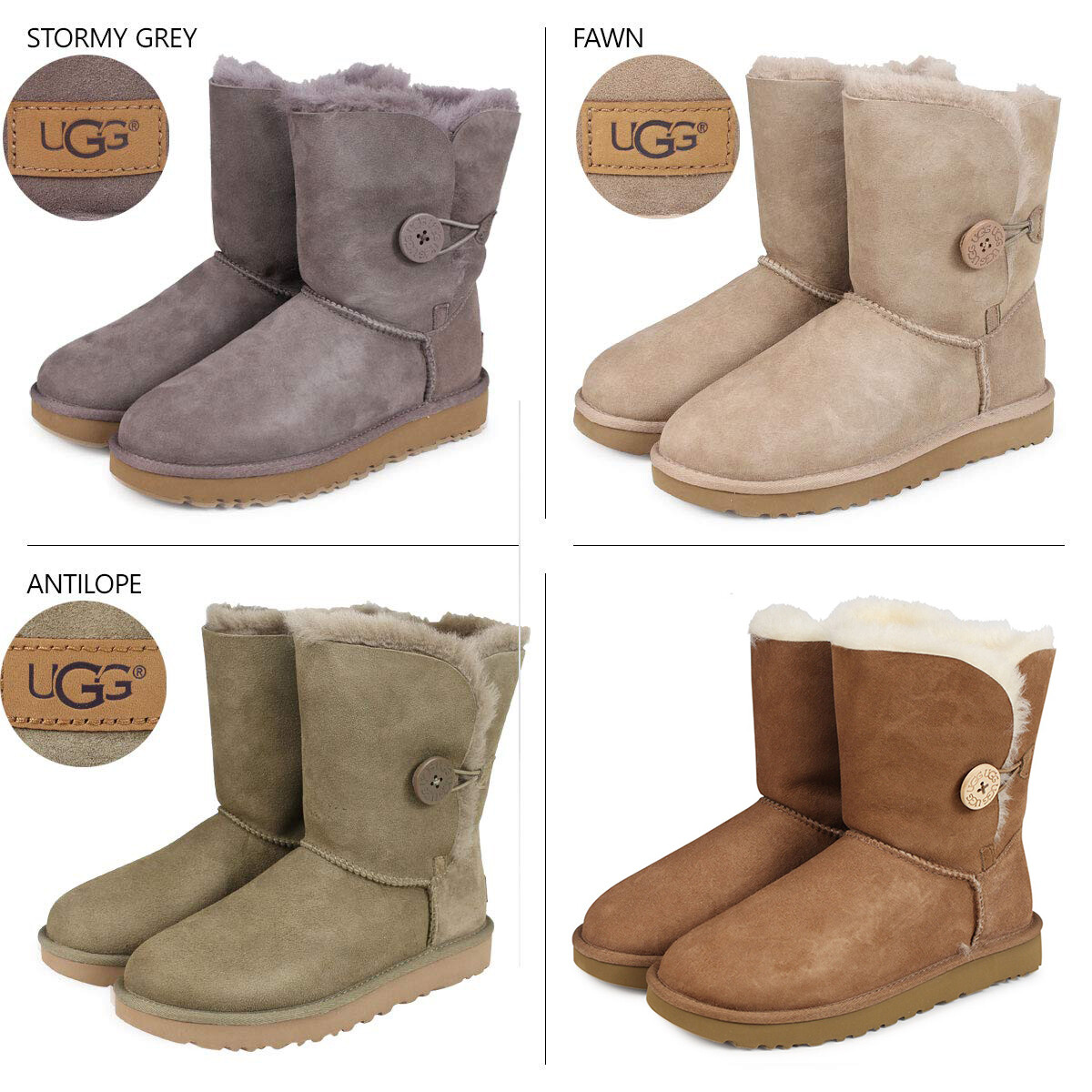 Ugg Bailey Button Boots Womens Style : 5803 - Walmart.com