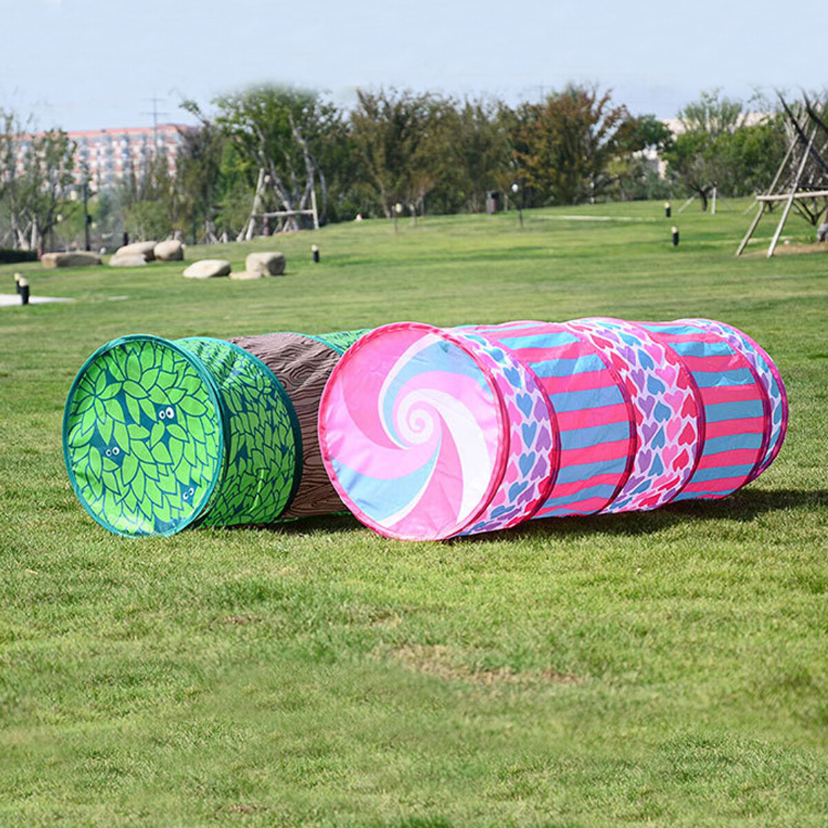 Kids Indoor/outdoor Play Tunnel Crawl Tube Pop Up Crawling Tunnel Baby