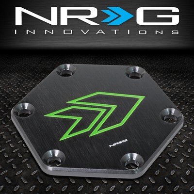 РУЛЕВОЕ КОЛЕСО NRG INNOVATIONS С ШЕСТИГРАННОЙ РУПОРНОЙ ПЛАСТИНОЙ ИЗ АЛЮМИНИЯ STR-620GR ЗЕЛЕНОГО ЦВЕТА