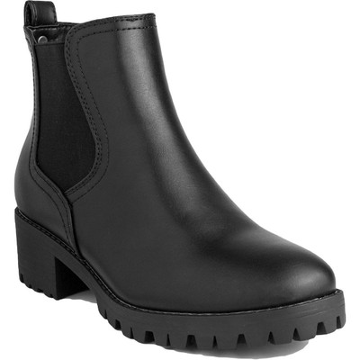 

Черные женские ботильоны без шнуровки Sugar Kelce, средний размер (B,M) BHFO 4394, Black smooth