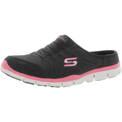 

Черные женские слипоны Skechers Gratis-No Limits, ширина 8,5 (C,D,W) 8455, Black/white/pink