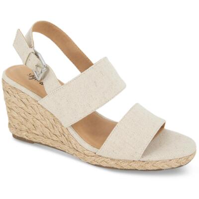 Style & Co. Womens SERENNA Tan Wedge Sandals Shoes 11 Medium (B,M) BHFO 7357