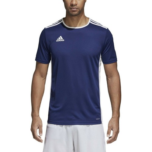 

[CF1036] Мужская футбольная майка Adidas Entrada 18 JSY Climalite - темно-синий/белый