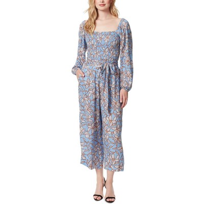 

Jessica Simpson Женская синяя блузка с принтом Daniela  BHFO 3542, Amazon floral