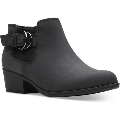 Женские ботильоны-ботильоны Clarks Adreena Field черного цвета, размер 6,5 (B, M), BHFO 0998