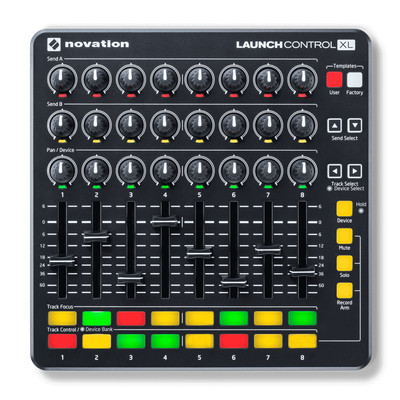 Novation Launch Control XL MKII USB MIDI Controller for Ableton Live, Black