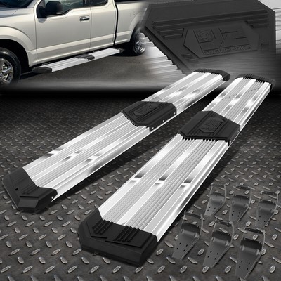 J2 ДЛЯ 15-22 FORD F150-F350 С УДЛИНЕННОЙ КАБИНОЙ 10-ДЮЙМОВЫЕ ПЛИССИРОВАННЫЕ ПОДНОЖКИ SS