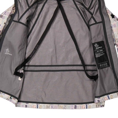 Pre-owned Moncler Tullins All Over Print Hooded Jacket In Multicolor