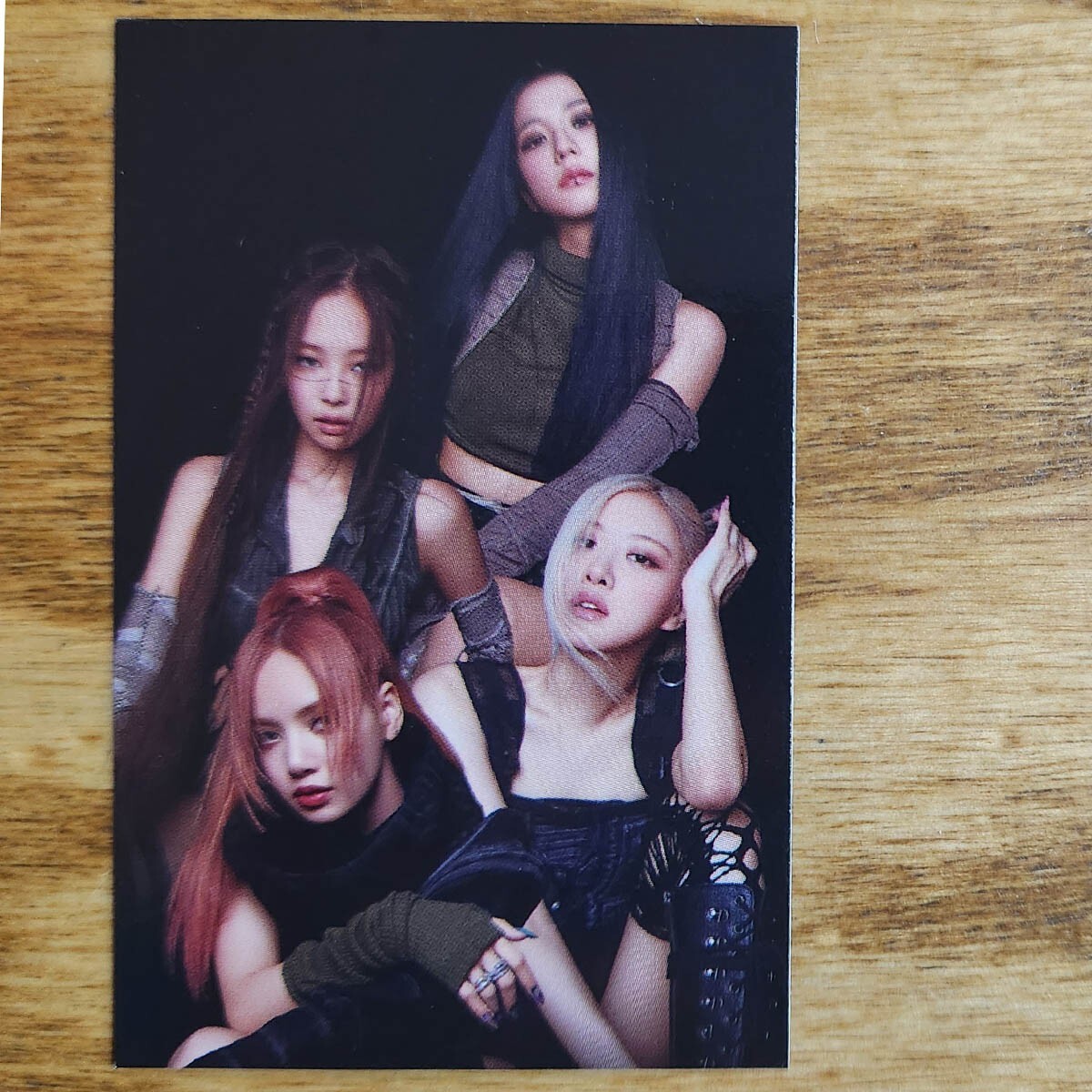 Group Official Photocard BlackPink Born Pink YG Monthly