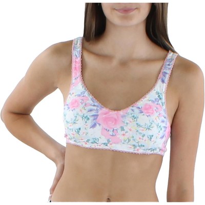 

Женский купальник бикини с розовым цветочным принтом LoveShackFancy  BHFO 1078, Pink berry
