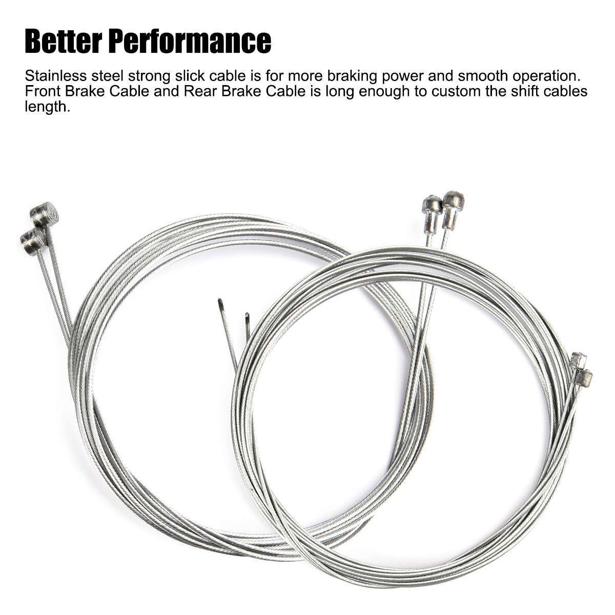 Universal Bicycle Braided Derailleur Shift Brake Cable Set Housing MTB Road Bike