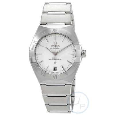 Женские часы Omega Constellation с автоматическим серебристым циферблатом 131.10.36.20.02.001