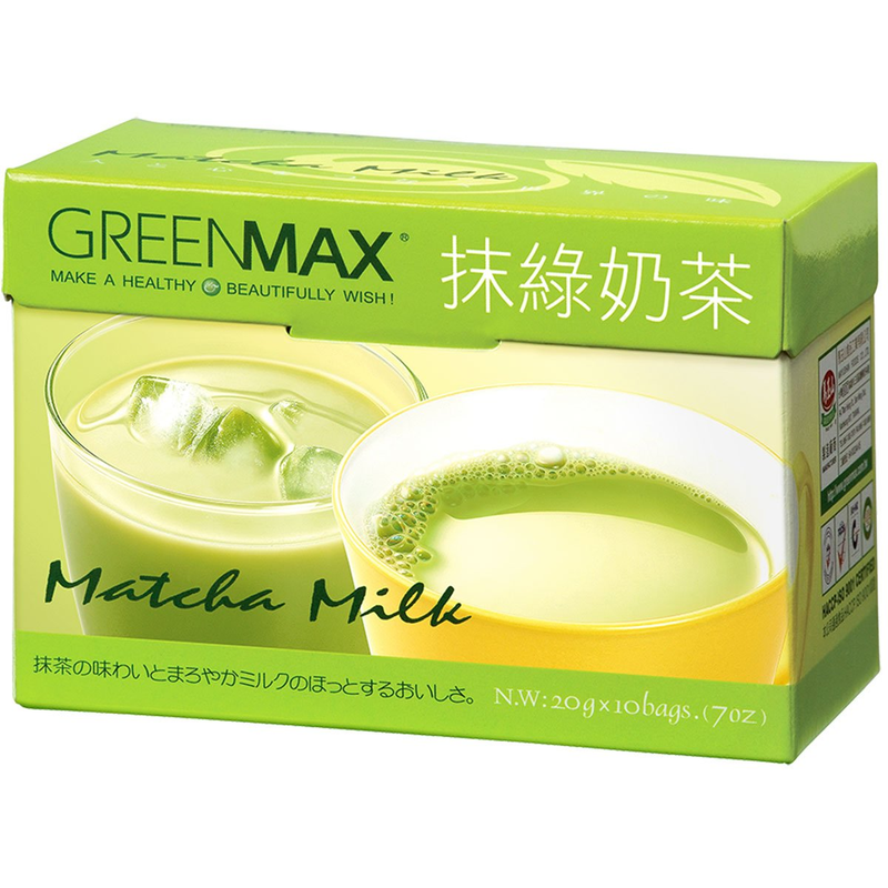 Greenmax -Matcha Milk (Instant Green Milk Tea) Z (Pack of 1)