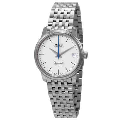 Женские часы Mido Baroncelli с автоматическим белым циферблатом M0272071101000