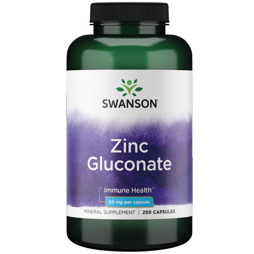 Swanson Zinc Gluconate - Минеральная добавка, улучшающая здоровье простаты, зрение ...