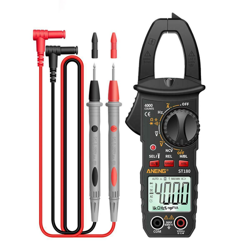 Digital Multimeter Tester AC DC Volt Amp Clamp Meter Auto Ra