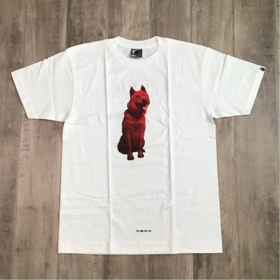 BAPE × N.E.R.D T-shirt STAR TRAK Pharrell NERD NIGO White A Bathing Ape Size L