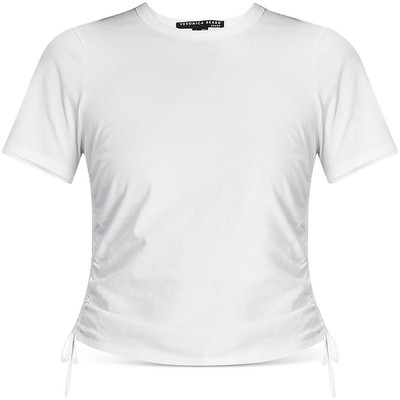 Veronica Beard Женская укороченная футболка Tazi White, пуловер, верхняя рубашка XS BHFO 7805