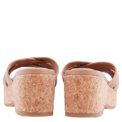 Pre-owned Jimmy Choo Biscuit Maribou 50 Sandals In Check Description
