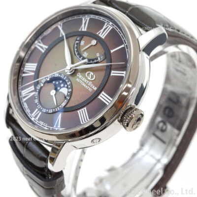 Pre-owned Orient Star Rk-ay0120a Brown Mechanical Automatic Men's Watch In Box