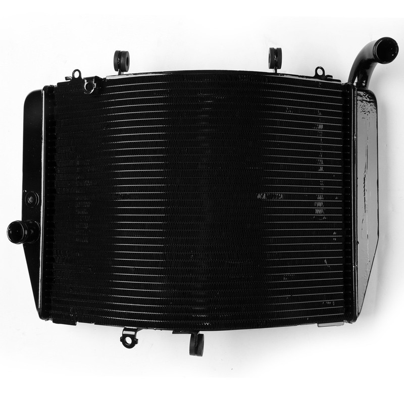 Black Radiator Cooler Cooling Fit For Honda CBR600RR 2007-2023 Aluminum