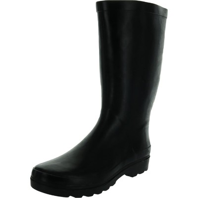 Sugar Womens Raffle Разыгрывает 4 черных резиновых дождевика Shoes 9 среднего размера (B,M) BHFO 4009