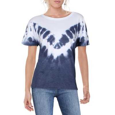 Повседневная футболка Marc New York Womens Blue Tie Dye, L BHFO 4803