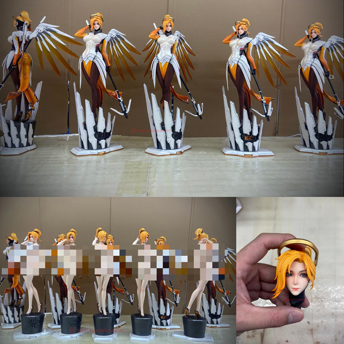 ZZDD Studio Overwatch Angela Ziegler Game girls 1/4 EX
