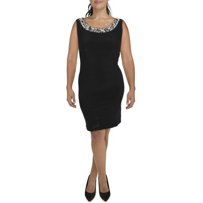 

Женское черное платье-рубашка R-M Richards Comfy Shirtdress Plus  BHFO 1198, Черный